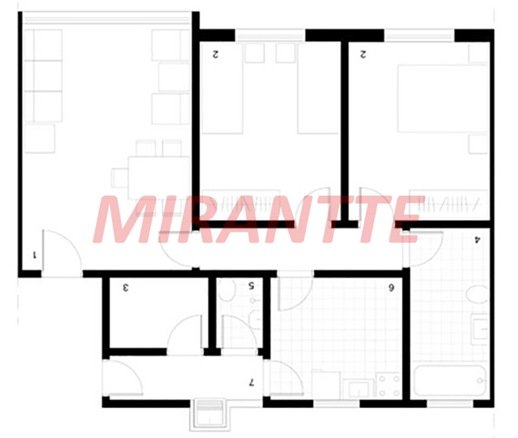 Apartamento de 80m² com 2 quartos em Itaim Bibi